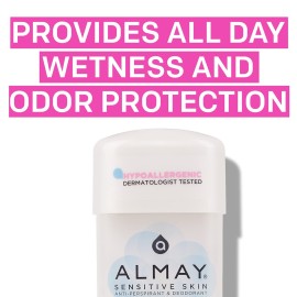 Almay Deodorant for Women, Gel Antiperspirant, Hypoallergenic, Dermatologist Tested for Sensitive Skin, Fragrance Free, 2.25 Oz Almay Deodorant for Women, Gel Antiperspirant, Hypoallergenic, Dermatologist Tested for Sensitive Skin, Fragrance Free, 2.25 Oz