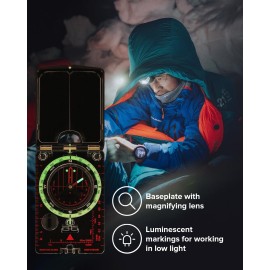 SUUNTO unisex adult Northern Hemisphere compass, USGS UTM, MC-2 NH US SUUNTO unisex adult Northern Hemisphere compass, USGS UTM, MC-2 NH US