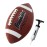 Franklin Sports Official Size Football - All-Weather 1000 Regulation Outdoor Football - Synthetic Leather Adult Ball - Extra Grip Official Size - Brown + White