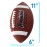 Franklin Sports Official Size Football - All-Weather 1000 Regulation Outdoor Football - Synthetic Leather Adult Ball - Extra Grip Official Size - Brown + White