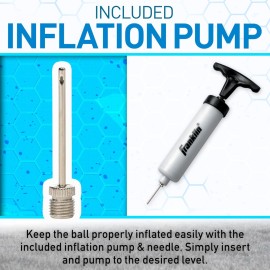 Franklin Sports Official Size Football - All-Weather 1000 Regulation Outdoor Football - Synthetic Leather Adult Ball - Extra Grip Official Size - Brown + White Franklin Sports Official Size Football - All-Weather 1000 Regulation Outdoor Football - Synthetic Leather Adult Ball - Extra Grip Official Size - Brown + White