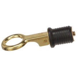 Attwood 7524A7 Snap-Handle Drain Plug, For 1-Inch-Diameter Drains, Locks in Place, Brass Handle, Rubber Plug Attwood 7524A7 Snap-Handle Drain Plug, For 1-Inch-Diameter Drains, Locks in Place, Brass Handle, Rubber Plug