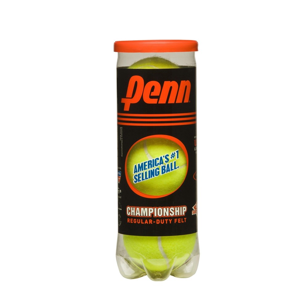 Penn Championship- Regular Duty Felt Pressurized Tennis Balls - 1 Can, 3 Balls Penn Championship- Regular Duty Felt Pressurized Tennis Balls - 1 Can, 3 Balls