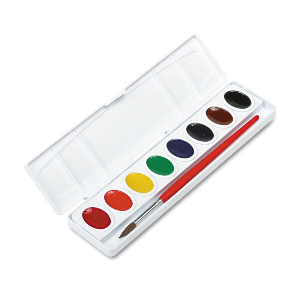 Prang Oval Pan Watercolor Paint Set, 8 Assorted Colors, 1 Count Prang Oval Pan Watercolor Paint Set, 8 Assorted Colors, 1 Count