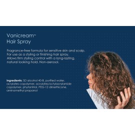 Vanicream Firm Hold Hairspray, Fragrance and Gluten Free, For Sensitive Skin, 8 Ounce, Packaging May Vary Vanicream Firm Hold Hairspray, Fragrance and Gluten Free, For Sensitive Skin, 8 Ounce, Packaging May Vary