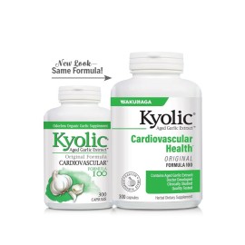 Kyolic Aged Garlic Extract Formula 100, 300 Capsules Kyolic Aged Garlic Extract Formula 100, 300 Capsules