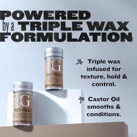 TIGI Bed Head Hair Wax Stick For Cool People, For a Soft, Pliable Hold, Hair Styling Product With Beeswax & Japan Wax 2.57 oz TIGI Bed Head Hair Wax Stick For Cool People, For a Soft, Pliable Hold, Hair Styling Product With Beeswax & Japan Wax 2.57 oz