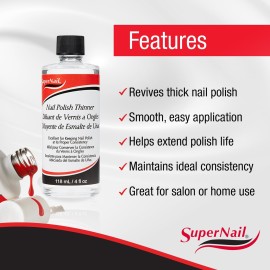 Super Nail Polish Thinner 4 Ounce (118ml) Super Nail Polish Thinner 4 Ounce (118ml)