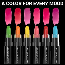 MOODmatcher Original Color Changing Lipstick - 12 Hours Long-Lasting, Moisturizing, Smudge-Proof, Glamorous Personalized Color, Premium Quality - Made in USA (Orange) MOODmatcher Original Color Changing Lipstick - 12 Hours Long-Lasting, Moisturizing, Smudge-Proof, Glamorous Personalized Color, Premium Quality - Made in USA (Orange)
