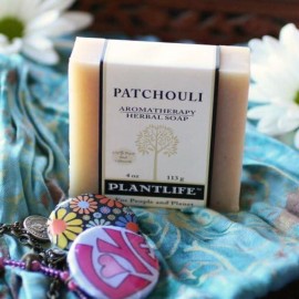 Plantlife Patchouli Bar Soap - Moisturizing and Soothing Soap for Your Skin - Hand Crafted Using Plant-Based Ingredients - Made in California 4oz Bar Plantlife Patchouli Bar Soap - Moisturizing and Soothing Soap for Your Skin - Hand Crafted Using Plant-Based Ingredients - Made in California 4oz Bar