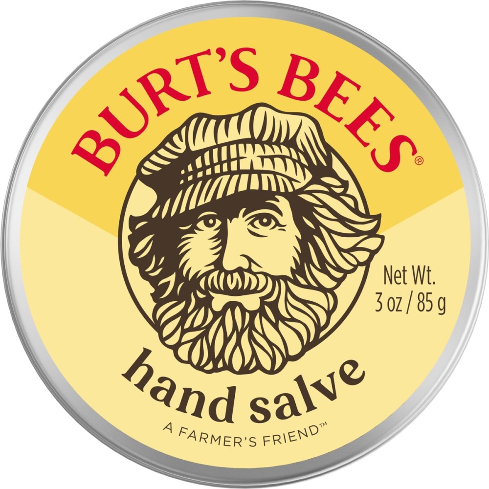 Burt\'s Bees Stocking Stuffers, Hand Salve Christmas Gifts With Botanical Oils and Beeswax, Moisturizing Balm for Dry Hands, 100 Percent Natural Origin Skin Care, 3 oz. Package
