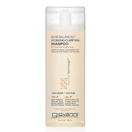 GIOVANNI ECO CHIC 50:50 Balanced Hydrating Clarifying Shampoo - Leaves Hair pH Balanced for Over-Processed Hair, Provides Moisture & Protection, Salon Quality, No Parabens, Color Safe - 8.5 oz GIOVANNI ECO CHIC 50:50 Balanced Hydrating Clarifying Shampoo - Leaves Hair pH Balanced for Over-Processed Hair, Provides Moisture & Protection, Salon Quality, No Parabens, Color Safe - 8.5 oz