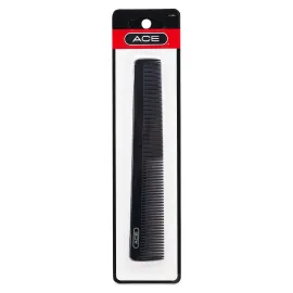 GOODY ACE ACE All Purpose Hair Comb - 7 Inch, Black - Great for All Hair Types - Fine Comb Teeth for Thin to Medium Hair,61286, 1 Count (Pack of 1)