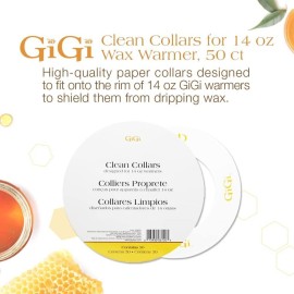GiGi Clean Collars for 14-Ounce Wax Warmers, 50 Pieces GiGi Clean Collars for 14-Ounce Wax Warmers, 50 Pieces
