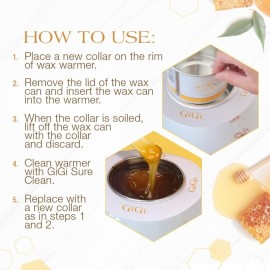 GiGi Clean Collars for 14-Ounce Wax Warmers, 50 Pieces GiGi Clean Collars for 14-Ounce Wax Warmers, 50 Pieces