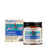 Motherlove Pregnant Belly Salve (4 oz) Moisturizing Balm to Use on Growing Belly-Non-GMO & Organic Herbs
