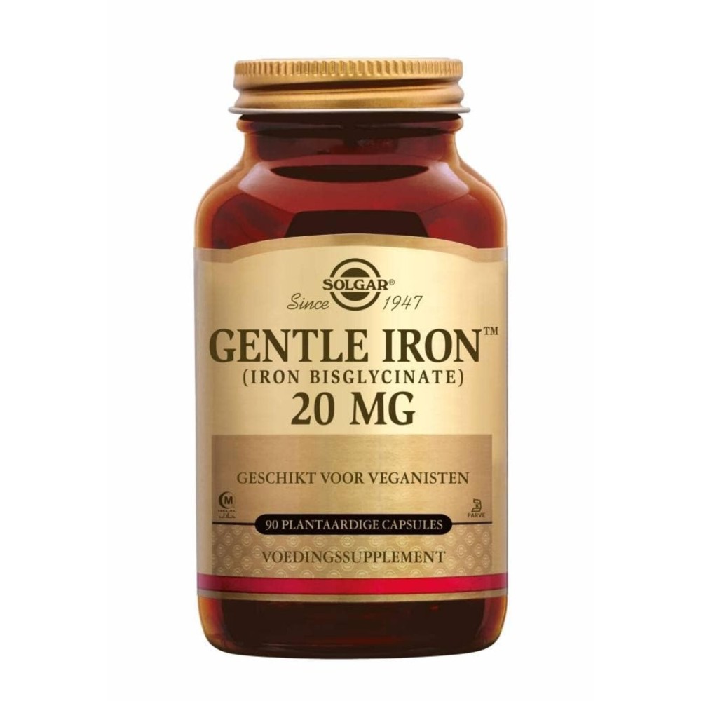 Solgar Gentle Iron - Ideal for Sensitive StomachsRed Blood Cell Supplement, , Non Constipating & GMO, Vegan, Gluten & Dairy Free, Kosher - 180 Servings, Unflavored, 180 Count Solgar Gentle Iron - Ideal for Sensitive StomachsRed Blood Cell Supplement, , Non Constipating & GMO, Vegan, Gluten & Dairy Free, Kosher - 180 Servings, Unflavored, 180 Count