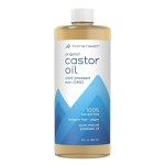 Home Health Original Castor Oil, Promotes Healthy Hair And Skin, Natural Skin Moisturizer - Pure, Cold Pressed, Non-GMO, Hexane-Free, Solvent-Free, Paraben-Free, Vegan - 32 fl oz