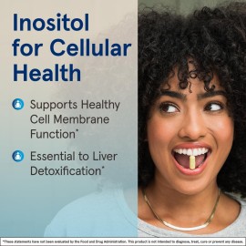 Jarrow Formulas Inositol 750 mg, Dietary Supplement, Liver Support for Cellular Health and General Wellness, 100 Veggie Capsules, Up to a 100 Day Supply Jarrow Formulas Inositol 750 mg, Dietary Supplement, Liver Support for Cellular Health and General Wellness, 100 Veggie Capsules, Up to a 100 Day Supply