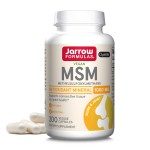 Jarrow Formulas MSM 1000 mg - 200 Veggie Capsules - Methylsulfonylmethane - Source of Sulfur - Dietary Supplement Supports & Strengthens Joints - Up to 200 Servings