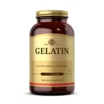 Solgar Gelatin 1680 mg, 250 Capsules - Natural Gelatin - Supports Bone, Joint & Skin Health - Gluten Free, Dairy Free - 83 Servings, Unflavored, Standard Packaging