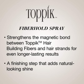 Toppik FiberHold Spray Unscented, 4 Fl Oz Toppik FiberHold Spray Unscented, 4 Fl Oz