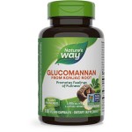 Nature\'s Way Premium Herbal Glucomannan from Konjac Root, Promotes Feelings of Fullness*, 1,995 mg per 3-Capsule Serving, Non-GMO Project Verified, Vegan, 100 Capsules (Packaging May Vary)