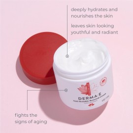 Derma E Anti-Wrinkle Renewal Skin Cream - Vitamin A Wrinkle Treatment Cream - Vegan Anti-Aging Moisturizer to Smooth & Renew Aging Skin, 4 oz