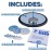 Toysmith Eulers Disk - Create A Hypnotic Display of Light & Sound- Science Desk Decor for Home and Office - Physics Toys for Adults & Kids 8+