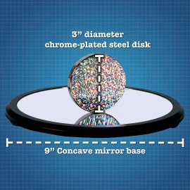 Toysmith Eulers Disk - Create A Hypnotic Display of Light & Sound- Science Desk Decor for Home and Office - Physics Toys for Adults & Kids 8+ Toysmith Eulers Disk - Create A Hypnotic Display of Light & Sound- Science Desk Decor for Home and Office - Physics Toys for Adults & Kids 8+
