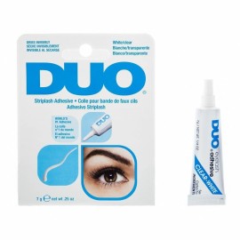 DUO Strip Lash Adhesive, Clear/White - Strong Hold, Waterproof Lash Glue for False Lashes and Lash Clusters, Long-Lasting, Quick-Drying, Invisible Finish, 0.25 oz DUO Strip Lash Adhesive, Clear/White - Strong Hold, Waterproof Lash Glue for False Lashes and Lash Clusters, Long-Lasting, Quick-Drying, Invisible Finish, 0.25 oz