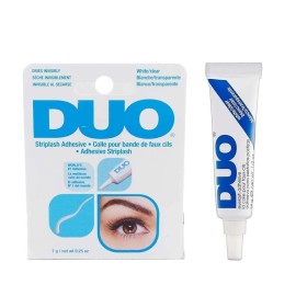 DUO Strip Lash Adhesive, Clear/White - Strong Hold, Waterproof Lash Glue for False Lashes and Lash Clusters, Long-Lasting, Quick-Drying, Invisible Finish, 0.25 oz DUO Strip Lash Adhesive, Clear/White - Strong Hold, Waterproof Lash Glue for False Lashes and Lash Clusters, Long-Lasting, Quick-Drying, Invisible Finish, 0.25 oz