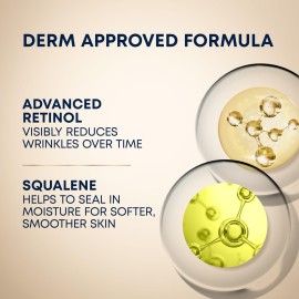 RoC Retinol Correxion Deep Wrinkle Anti-Aging Night Cream, Daily Face Moisturizer with Shea Butter, Glycolic Acid and Squalane, Skin Care Treatment, 1 Ounces (Packaging May Vary) RoC Retinol Correxion Deep Wrinkle Anti-Aging Night Cream, Daily Face Moisturizer with Shea Butter, Glycolic Acid and Squalane, Skin Care Treatment, 1 Ounces (Packaging May Vary)