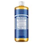 Dr. Bronner\'s Pure-Castile Liquid Soap- Made with Regenerative Organic Certified Oils- 18-in-1 Uses for Face, Body, Hand, Hair, Laundry & More- Vegan, Non-GMO- Body Wash- Peppermint,32oz
