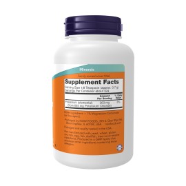 NOW Foods Supplements, Potassium Chloride Powder, Certified Non-GMO, Essential Mineral*, 8-Ounce NOW Foods Supplements, Potassium Chloride Powder, Certified Non-GMO, Essential Mineral*, 8-Ounce