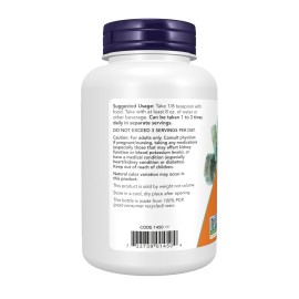 NOW Foods Supplements, Potassium Chloride Powder, Certified Non-GMO, Essential Mineral*, 8-Ounce NOW Foods Supplements, Potassium Chloride Powder, Certified Non-GMO, Essential Mineral*, 8-Ounce