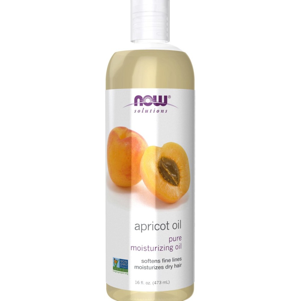 NOW Foods Solutions, Apricot Kernel Oil, Hair Moisturizer, Rejuvenating Skin Oil, Softens Fine Lines, 16-Ounce NOW Foods Solutions, Apricot Kernel Oil, Hair Moisturizer, Rejuvenating Skin Oil, Softens Fine Lines, 16-Ounce
