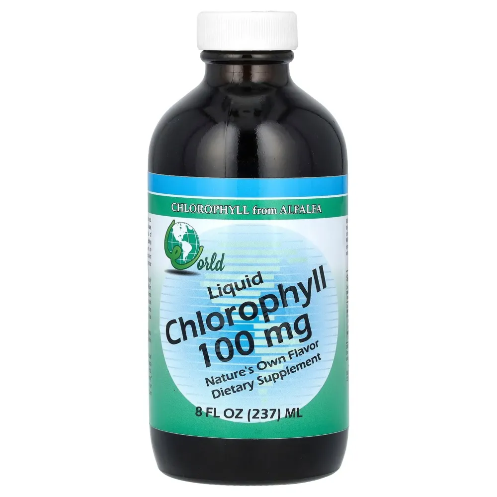 World Organic - Chlorophyll Liquid 100mg, 8 oz liquid World Organic - Chlorophyll Liquid 100mg, 8 oz liquid