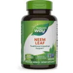 Nature\'s Way Herbal Neem Leaf, Traditional Intestinal Support*, Used in Ayurveda, 950 mg per 2-Capsule Serving, Non-GMO Project Verified, Vegan, 100 Capsules (Packaging May Vary)
