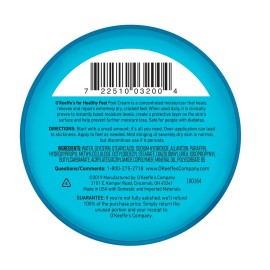 O\'Keeffe\'s for Healthy Feet Foot Cream; Guaranteed Relief for Extremely Dry; Cracked Feet; Instantly Boosts Moisture Levels; 3.2 Ounce Jar; (Pack of 1) O\'Keeffe\'s for Healthy Feet Foot Cream; Guaranteed Relief for Extremely Dry; Cracked Feet; Instantly Boosts Moisture Levels; 3.2 Ounce Jar; (Pack of 1)