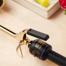 HOT TOOLS (2018 MODEL) Pro Artist 24K Gold Curling Iron | Long Lasting, Defined Curls (1/2 in) HOT TOOLS (2018 MODEL) Pro Artist 24K Gold Curling Iron | Long Lasting, Defined Curls (1/2 in)