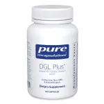 Pure Encapsulations DGL Plus - Gut Health Supplements for Men & Women - with Marshmallow Root, Aloe Vera Extract & Slippery Elm Bark - Non-GMO & Vegan - 60 Capsules