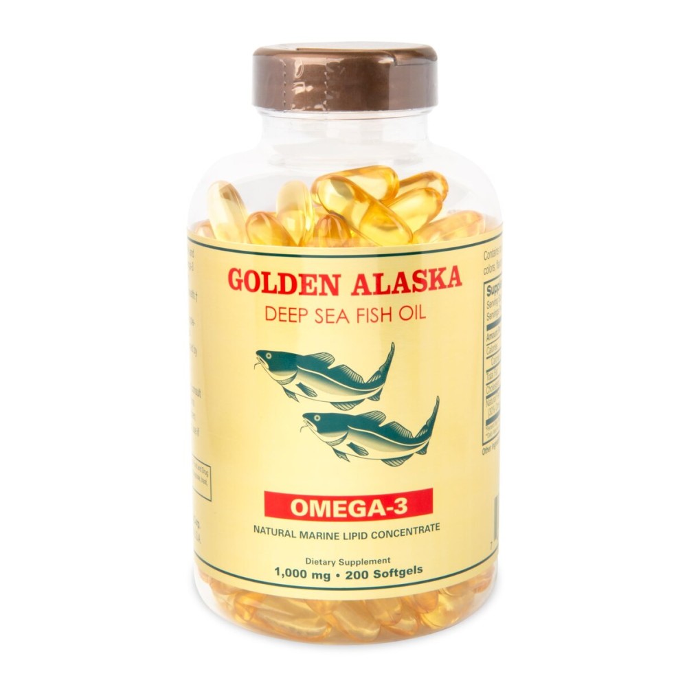 Omega 3 Alaska Deep Sea Fish Oil 1000mg 200 Softgels Omega 3 Alaska Deep Sea Fish Oil 1000mg 200 Softgels