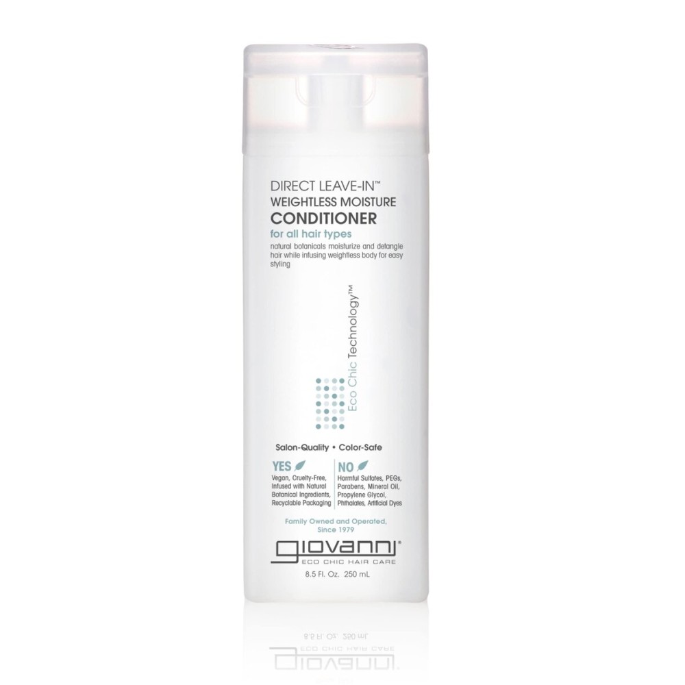 GIOVANNI Direct Leave In Weightless Moisture Conditioner - Co-Wash, Great for Curls & Wavy Hair, Wash & Go, Salon Quality, No Parabens, Infused with Natural Botanical Ingredients - 8.5 oz GIOVANNI Direct Leave In Weightless Moisture Conditioner - Co-Wash, Great for Curls & Wavy Hair, Wash & Go, Salon Quality, No Parabens, Infused with Natural Botanical Ingredients - 8.5 oz