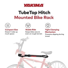 Yakima Bike Adapter for Sloped Top Tube Bikes, Mountain Bikes & Cruisers - Seat Post & Stem Bar for Bicycle Mounting on Mast Style Hitch Rack, TubeTop Yakima Bike Adapter for Sloped Top Tube Bikes, Mountain Bikes & Cruisers - Seat Post & Stem Bar for Bicycle Mounting on Mast Style Hitch Rack, TubeTop