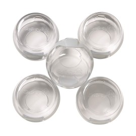 Safety 1st Child Proof Stove Knob Covers, Clear View Stove Knob Safety Covers (Set of 5)