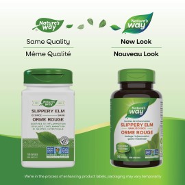 Nature\'s Way Slippery Elm Bark, Traditional Support to Soothe the GI Tract*, Vegan, 100 Capsules Nature\'s Way Slippery Elm Bark, Traditional Support to Soothe the GI Tract*, Vegan, 100 Capsules