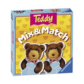 Ravensburger Teddy Mix & Match - Interactive Children\'s Game | Quick Play | Ideal for Age 2 and Up | Classic Family Fun | Quality Craftsmanship