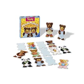 Ravensburger Teddy Mix & Match - Interactive Children\'s Game | Quick Play | Ideal for Age 2 and Up | Classic Family Fun | Quality Craftsmanship
