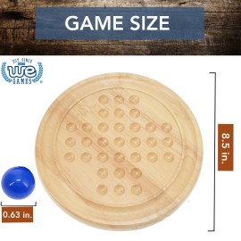 WE Games Solid Wood Marble Solitaire Game, Blue Glass Marbles Game, Marble Board Game, Wooden Games, Table Games, Home Decor, Marble Game Great for Living Room Decor, Birthday Gifts, Coffee Table Game WE Games Solid Wood Marble Solitaire Game, Blue Glass Marbles Game, Marble Board Game, Wooden Games, Table Games, Home Decor, Marble Game Great for Living Room Decor, Birthday Gifts, Coffee Table Game